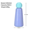 500ML INS Thermos Cup For Childrens Double Stainless Steel Vacuum Flasks Outer Camping Sports Drinkware Student's WATER BOTTLE 3