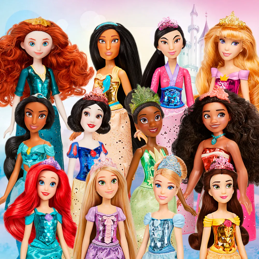 Original Disney Princess Royal Shimmer Hair Feature Ariel Color
