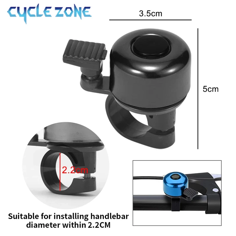 MTB Bicycle Bell Aluminum Alloy Bike Handlebar Bell Ring