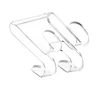 Shower Door Hook Acrylic Bathroom Hanger Convenient Storage Solution for Bathrobes and Towel Clothing Hangings Rack 6