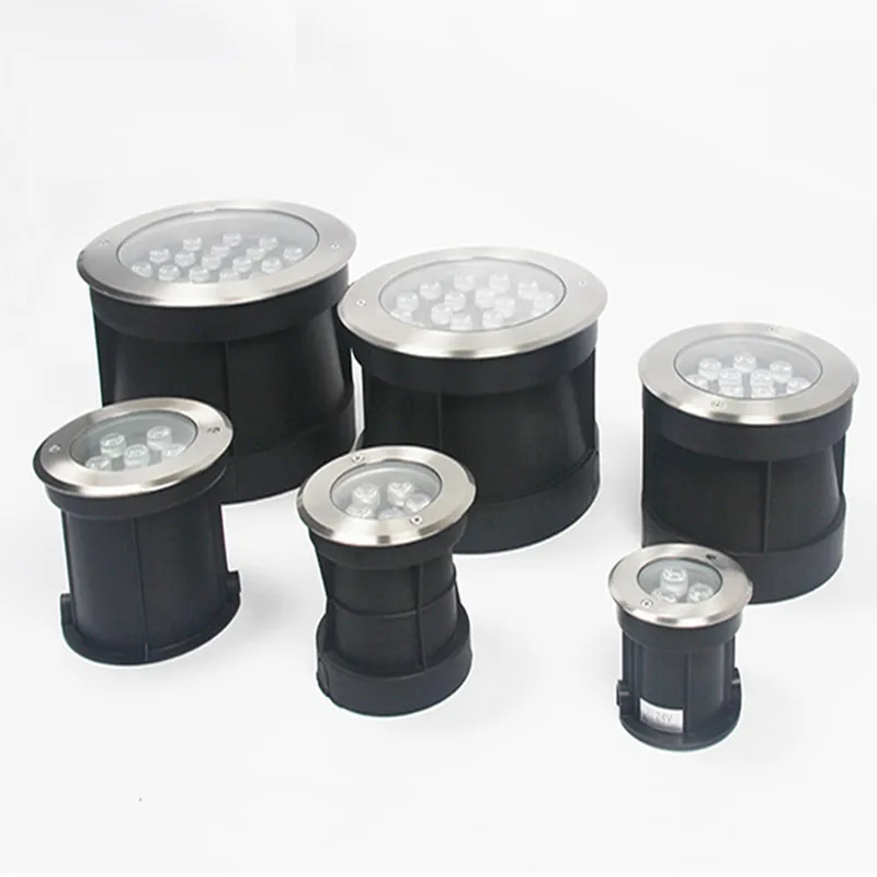 Stainless Steel Buried Lights Ground Light Outdoor Floorlight Garden Lighting Lawn Tree Fixture  Embedded Terrace Underground