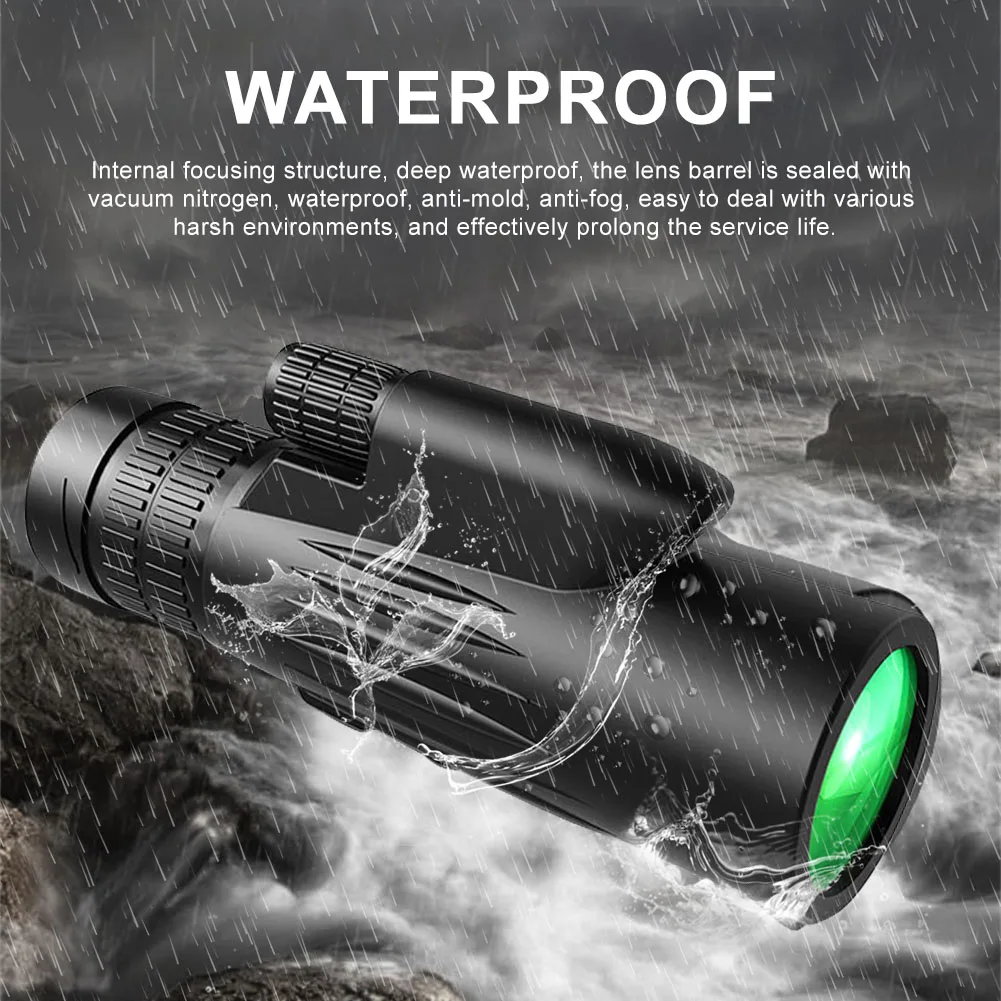 10-30x42MM Zoom monokularowy teleskop ze statywem i klips daleki zasięg na zewnątrz monokle HD do obserwacji ptaków w podróży kempingowej 6 10-30x42MM Zoom monokularowy teleskop ze statywem i klips daleki zasięg na zewnątrz monokle HD do obserwacji ptaków w podróży kempingowej - Image 6