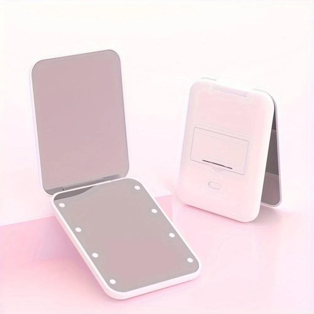 Mini Handheld Makeup Compact Folding Travel Portable With Led Light 8 Leds for Gifts
