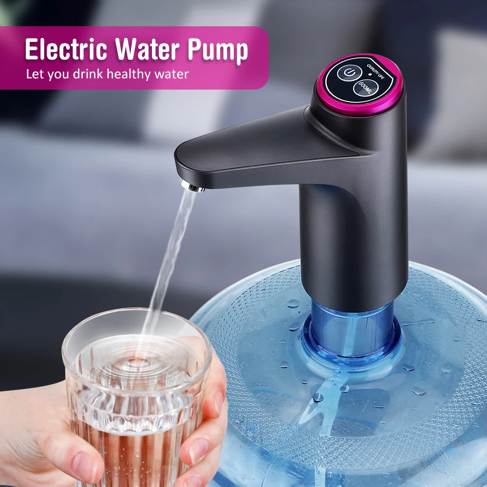 Automatische Elektrische Wasserpumpe Spender USB Wireless Smart Trinken  Tragbare Getränke Saug Pumpe Gallonen Wasser Für Home Reise - AliExpress