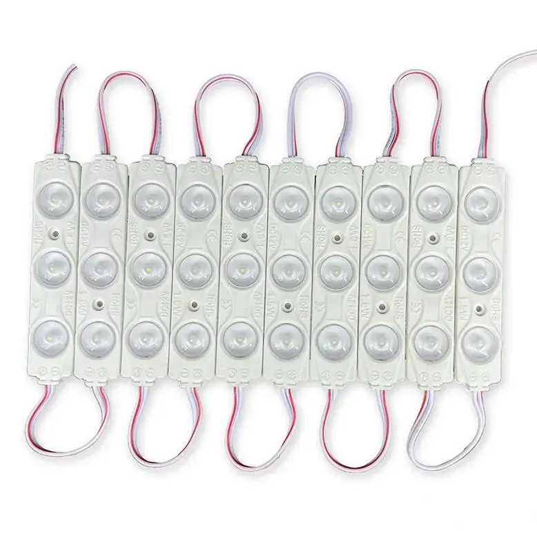 2835SMD Injection LED Sign Module Light DC12V 3LED Brightness Outdoor Waterproof Advertising Signboard Backlight