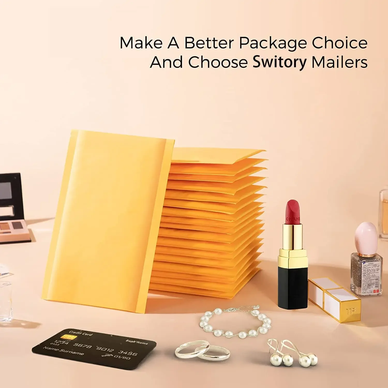 Kraft Paper Envelopes Mailing Envelopes Mailing Bags 50pcs