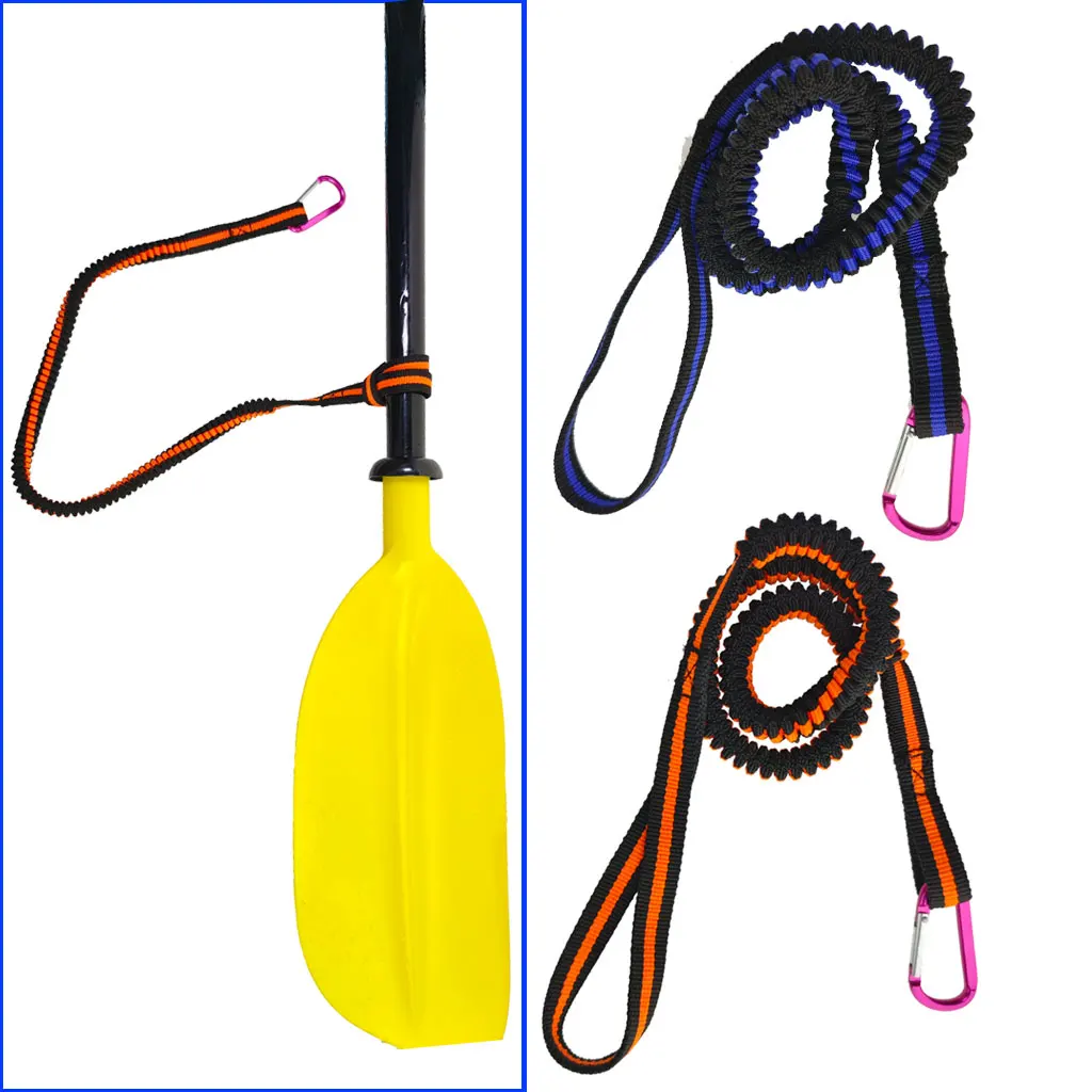 Description Picture 3 of itemElastic Kayak Canoe Paddle Leash Boats Lanyard Surf Leash Safety Rope Leash Rowing Boats Lanyard Fishing Rod Kayak Accessories