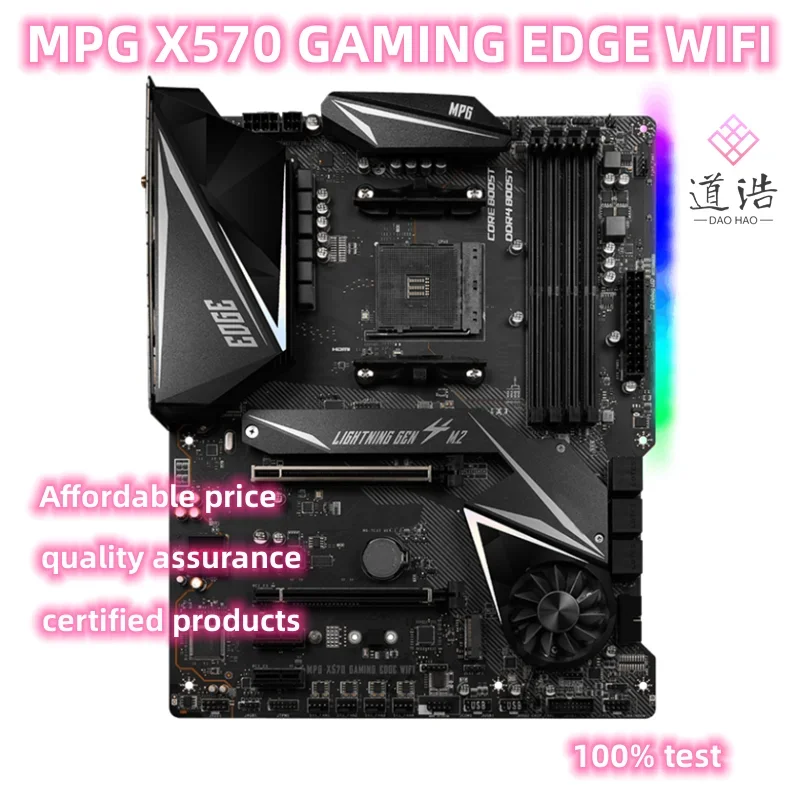 For MPG X570 GAMING EDGE WIFI Motherboard 128GB HDMI M.2 Socket AM4 DDR4 ATX X570 Mainboard 2 Sa433cac09a2f4b1bbdd6d0e493bcce6dC
