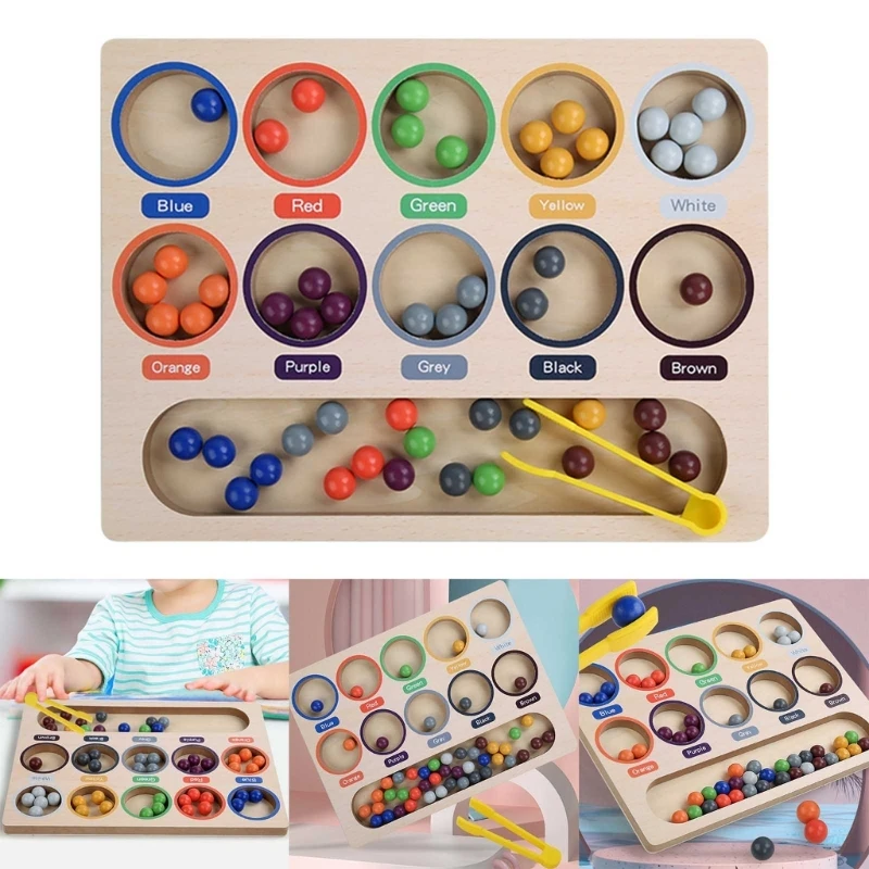 

Beads Sorting Toy Kids Multifuction Improve Intelligence for Hand Train Novelty Sorting Toy for Kids Over 3 Years