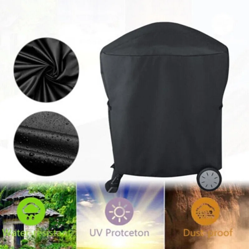 Rolling Cart Grill Cover Protector For Weber Q2000 Q1000 Series BBQ Barbecue outdoor furniture