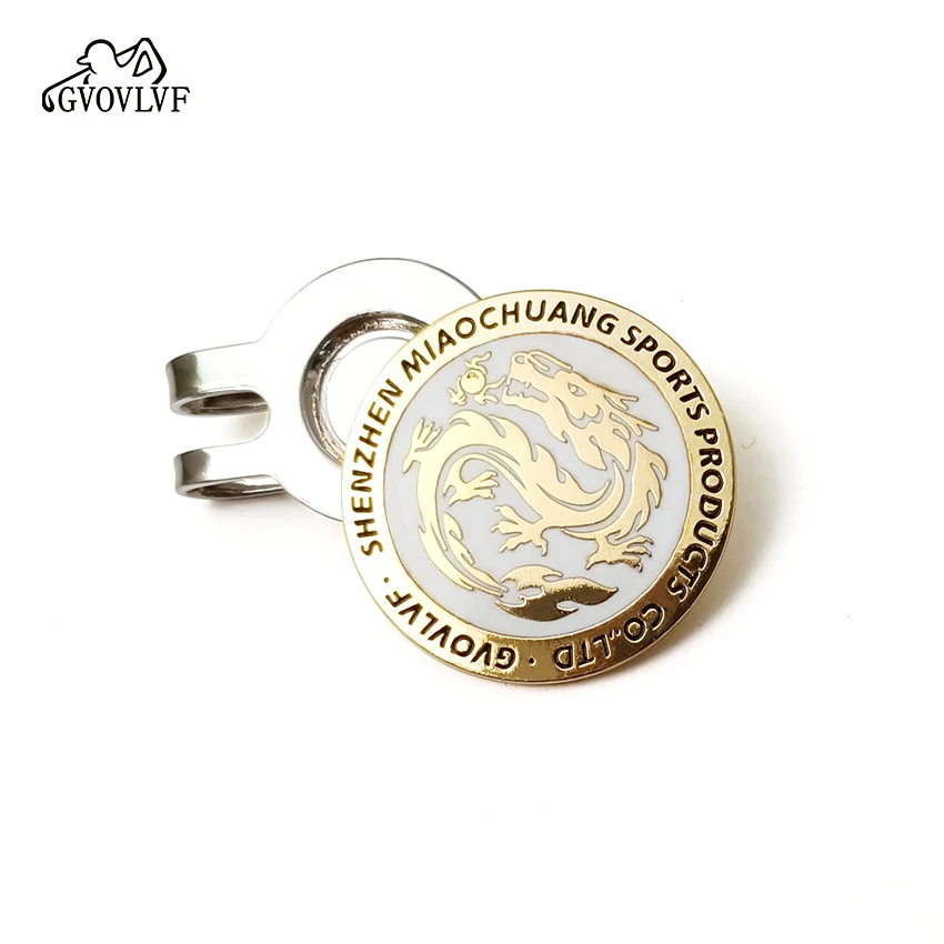 1pc GVOVLVF Dargon Golf Ball Marker Golf Hat Clip Great Gift Any Occasion Premium Collection Removable Mark Golf Ball Mark