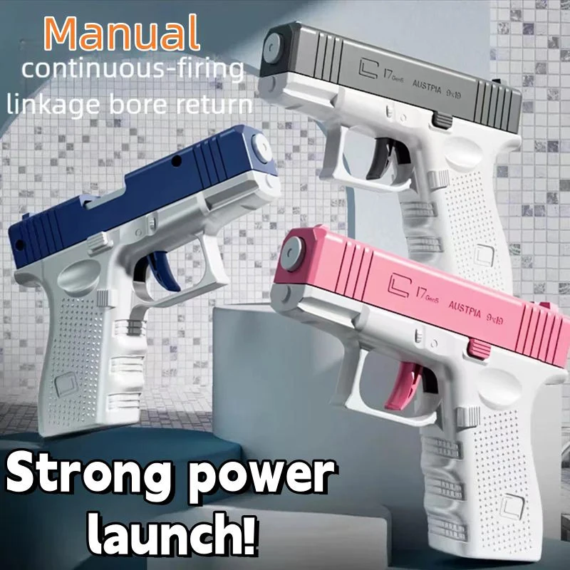 Dynamic Continuous Firing Summer Water Gun with Manual Chambering