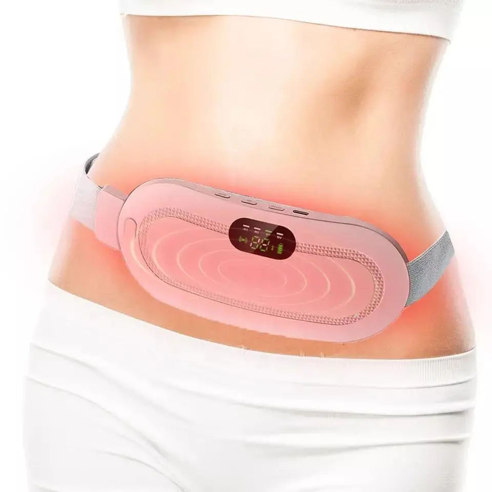 

Portable Usb Rechargeable Warm Palace Belly Warmer Belt Menstrual Heating Pad Care Period Pain Relief Device Cramp Massager