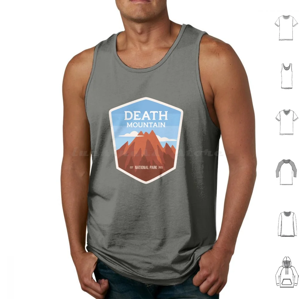 Death Mountain National Park Canotte Gilet Senza Maniche Totk Death Mountain Tears Of The Kingdom Breath Of The Wild Legend Of