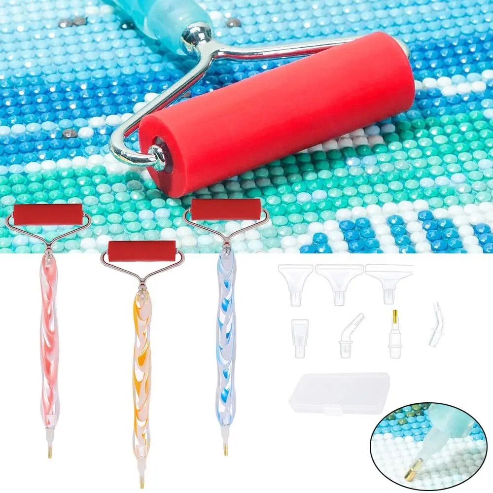 5D Diamond Painting Pen Point Drill Pen Art Roller Tool Glitter Diamond Cross Stitch Tools Nail Art Accessori Per Lo Sweing Fai Da Te