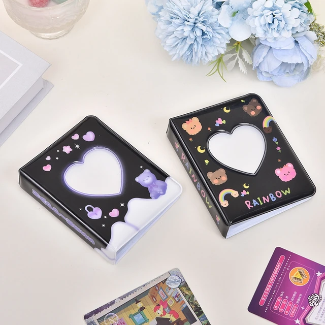 Kpop Album Photo Mini 3 pouces Album Photo porte-carte Photo idole classeur Photo porte-carte carte recueillir livre Photo protecteur ........... 3