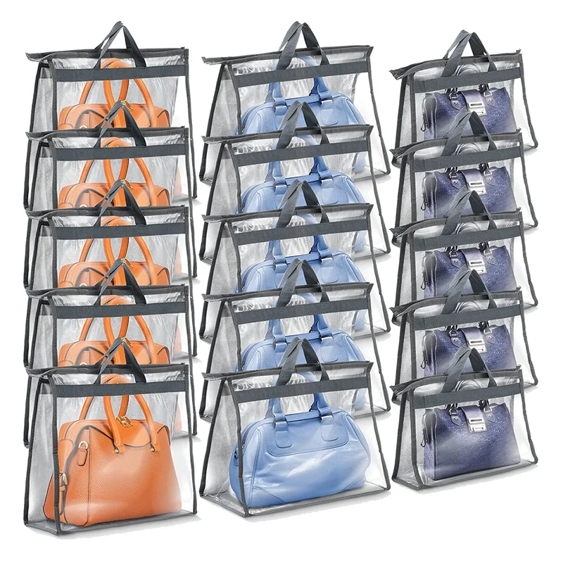 

15 Pack Handbag Storage Organizers Bags Purse Storage Bags With Zippers Purses Handbags Closet