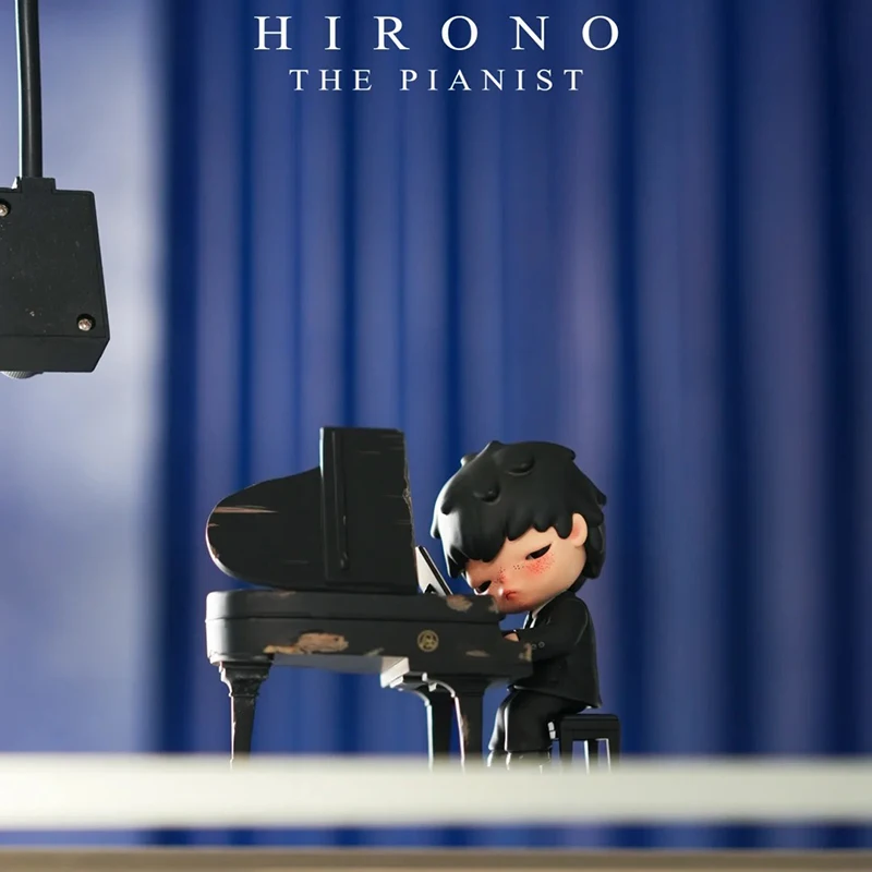 Genuine POPMART Hirono pianist figurine series Small blind box