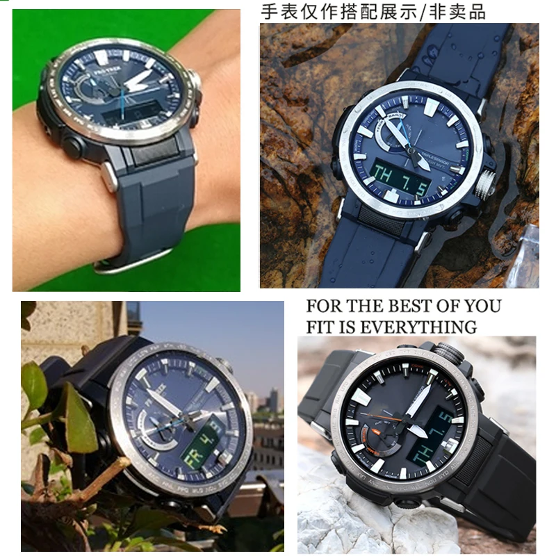 Silicone Watch Belt | Silicone Bracelet | 23mm Watchband | Casio Protrek -  Silicone Watch - Aliexpress