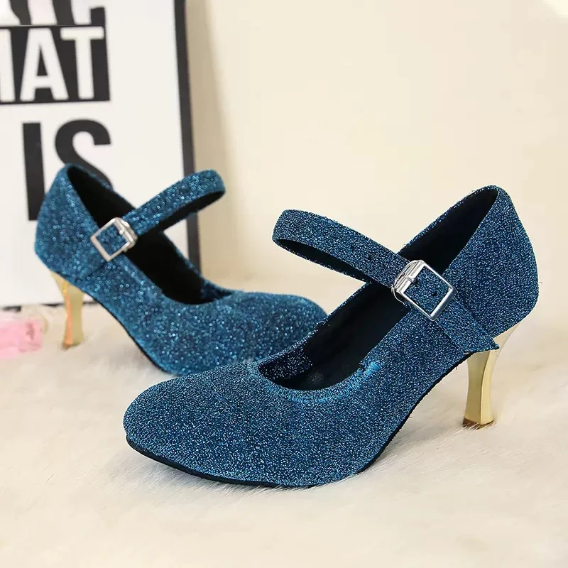 Latin dance shoes adult women gold heels ballroom dancing shoes modern sneakers Shiny comfortable dance shoes