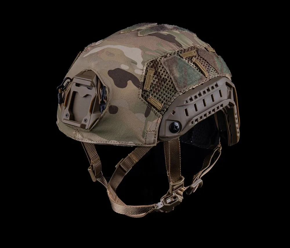FAST SF Super High Cut Helm Abdeckung Atmungsaktive Magic Patch Mount Outdoor Jagd Schießen Airsoft Helm Abdeckung Schutz Ausrüstung – Detail 3