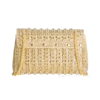 Multi-color Square Evening Bag Clutch Luxury Shoulder Bag Hand Armpit Chain Wedding Party Rhinestone Elegant Exquisite Handbag - Image 5
