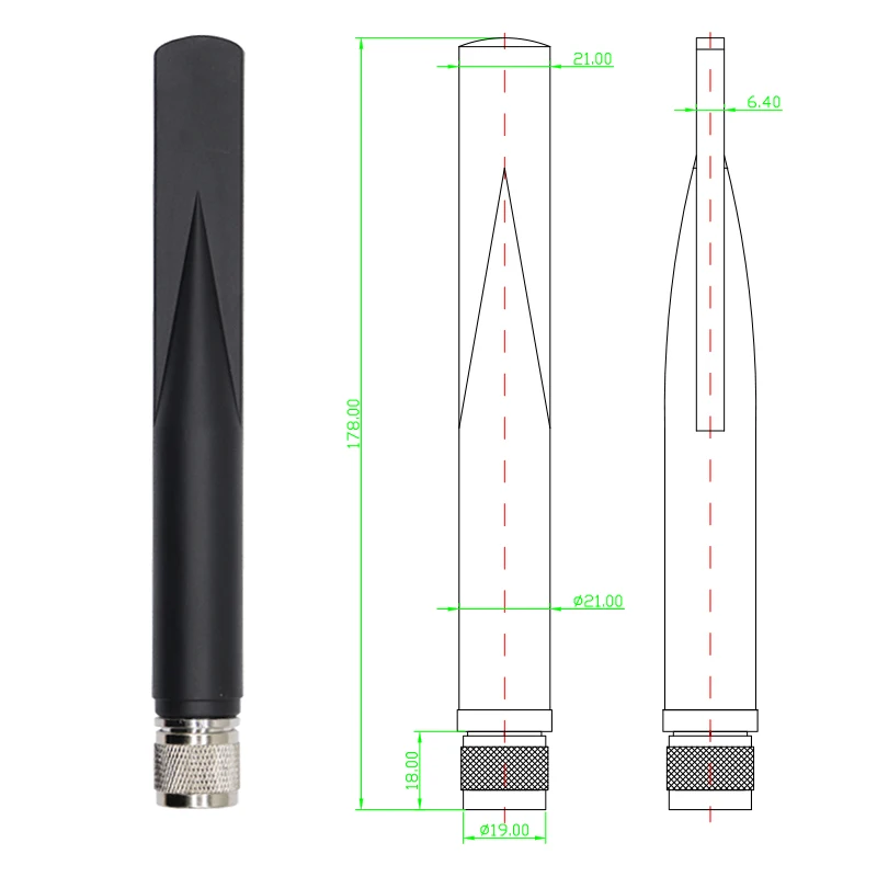 듀얼 밴드 2.4G/5.8G WiFi N 남성용 무선 네트워크 신호 증폭기 AP 카드(고이득 블루투스 U.F.L1 IPEX Zigbee 케이블 포함)