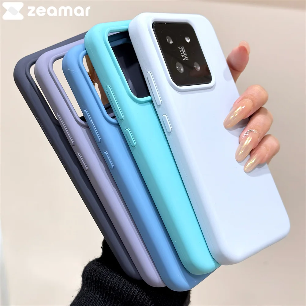 Official Liquid Silicone Neon Case - Ultra Soft TPU Shockproof 360° Protective Candy Colors