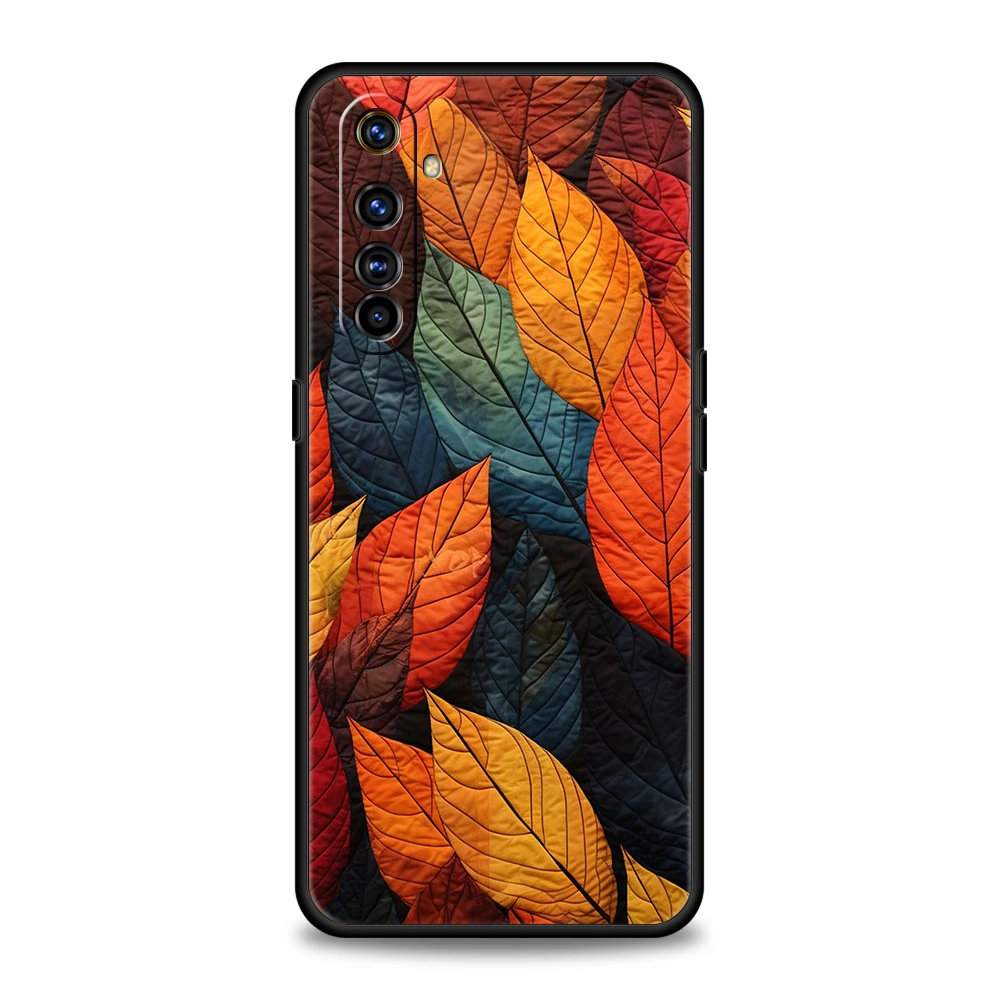 Vibrant Leaves Shockproof Silicone Phone Case