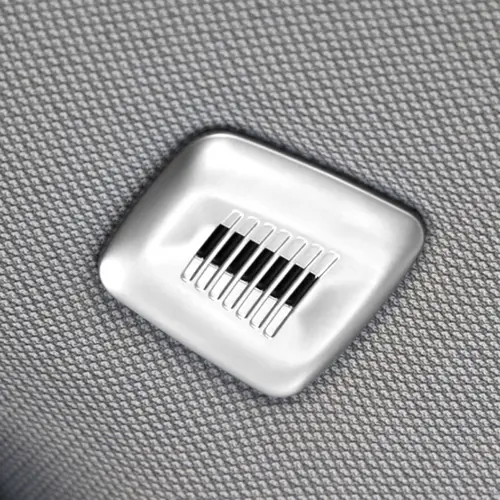 2Pcs for BMW F30 F32 F07 F10 F15 F12 F25 X3 X5 3 4 5 6 Series ABS Chrome Interior Roof Dome Microphone Cover Trim Accessories - Image 3