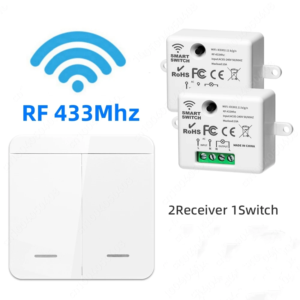 Smart Wireless WiFi Mini Relay Switch with Voice Control & Timer Functionality