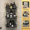 Bathroom Shelf Makeup Storage Organizer Shampoo Rack Shower Shelf Bathroom Accessories No Drill Wall Shelf 1
