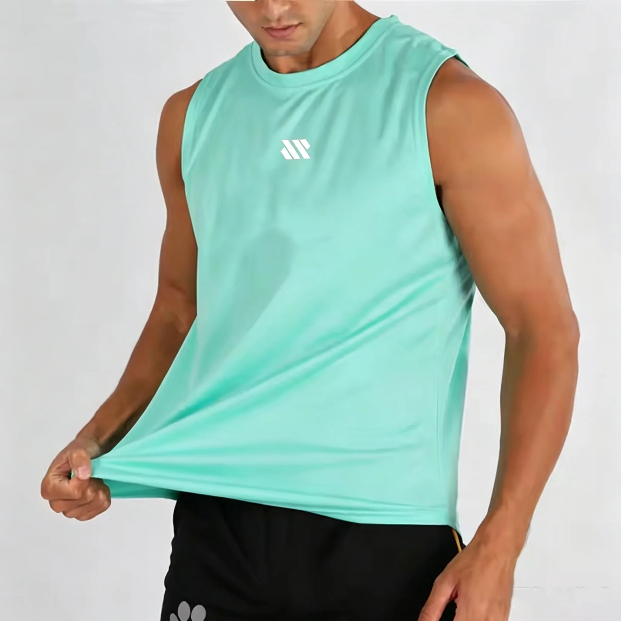 Men Mesh Gym Stringer Vest 1
