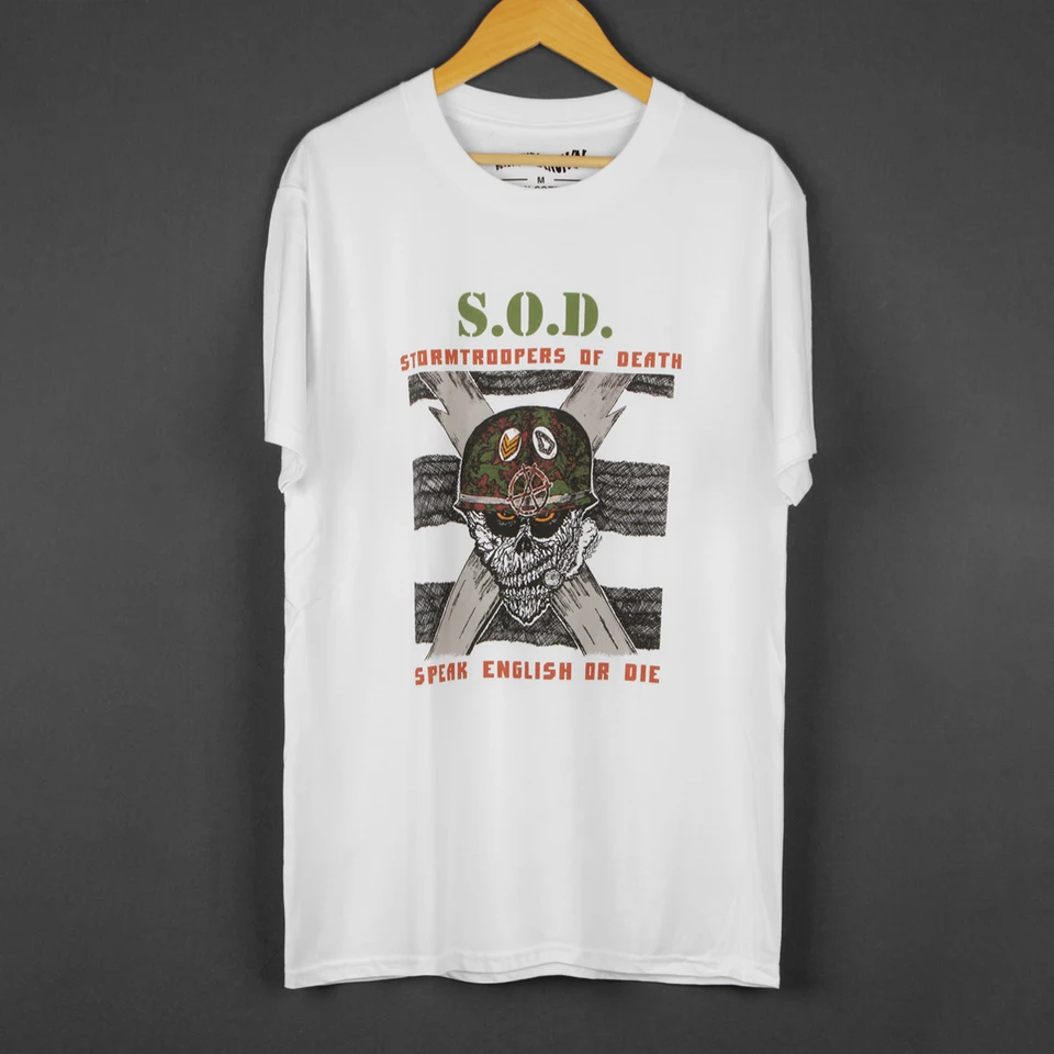 S.O.D. T-Shirt Speak English Or Die Thrash Crossover D.R.I. 