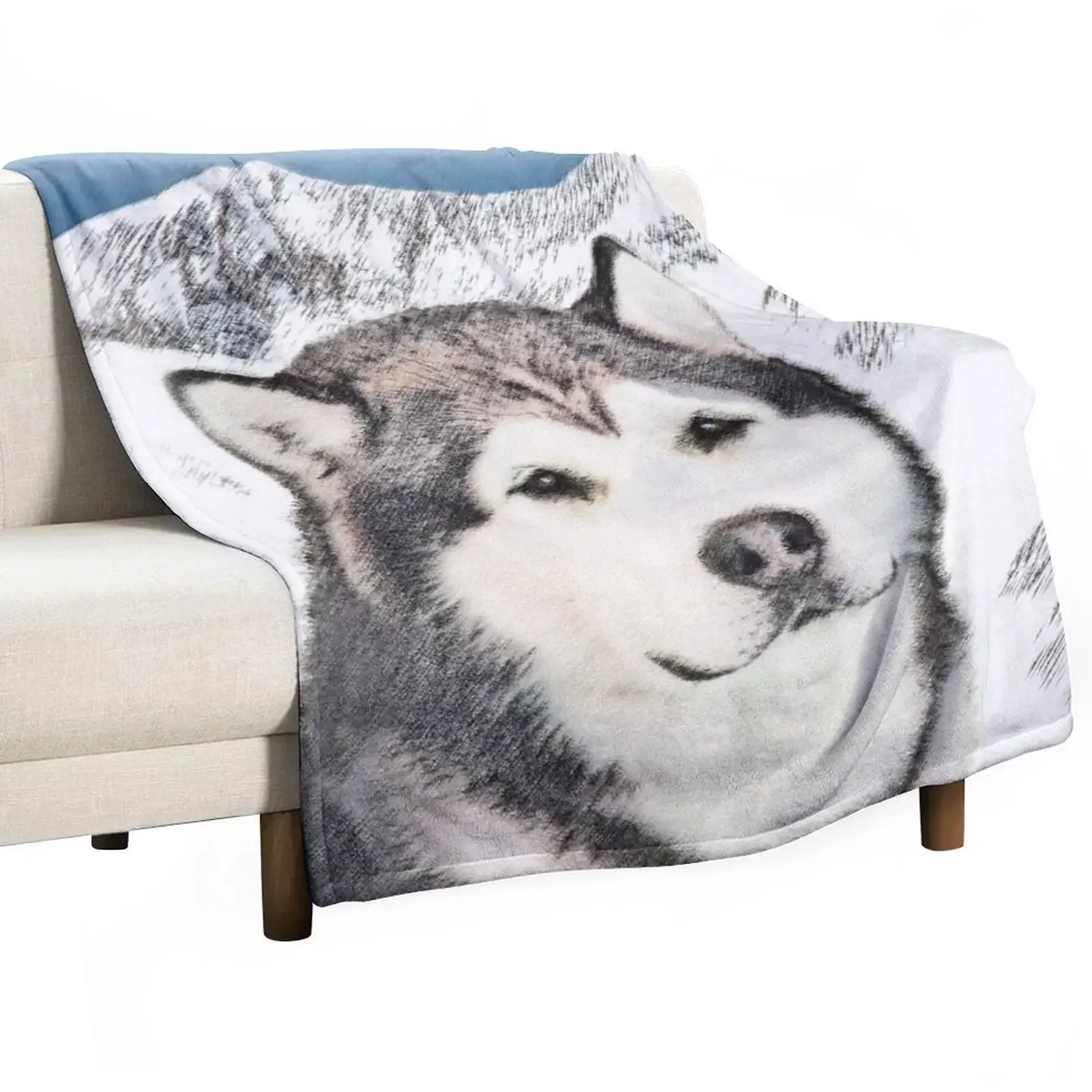 Alaskan Malamute Coperta Da Tiro Divano Moda Divani Coperte
