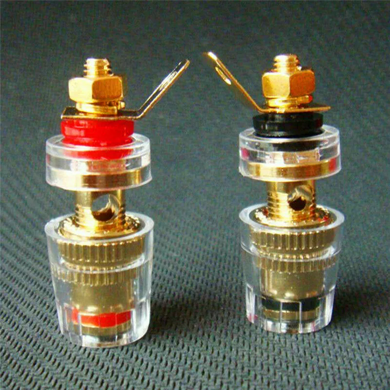10Pairs =20pcs 4MM Binding Post Connector Audio HIFI Cable Terminals