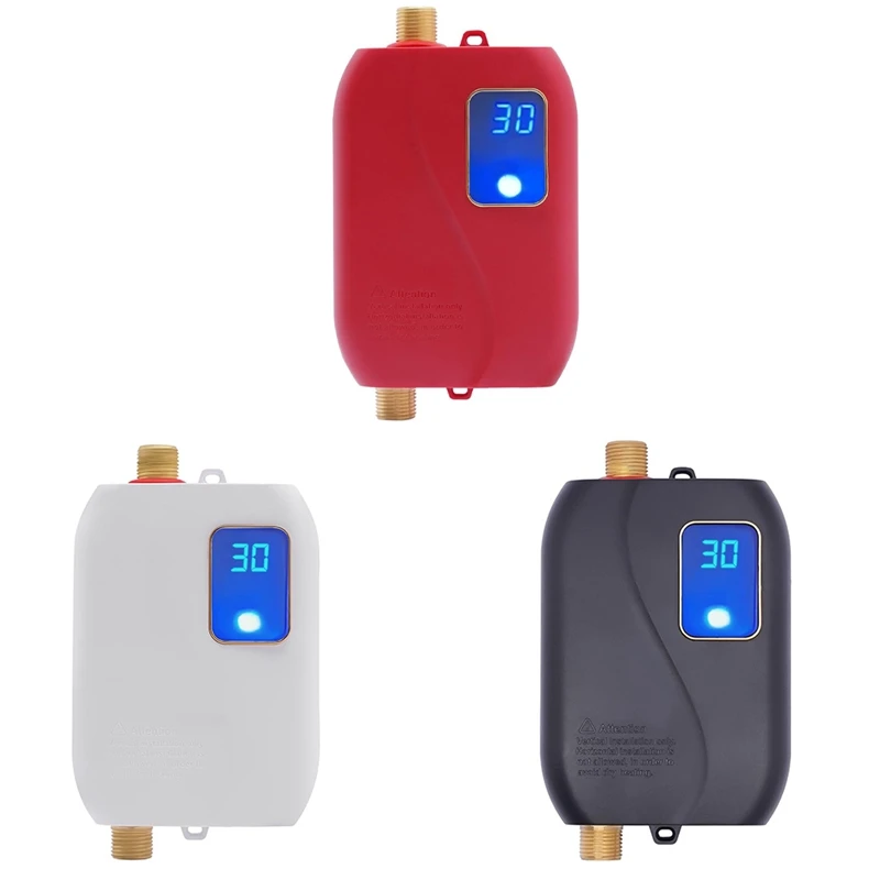 3000WTanklessWaterHeaterWallMountedInstantHotWaterHeaterWith