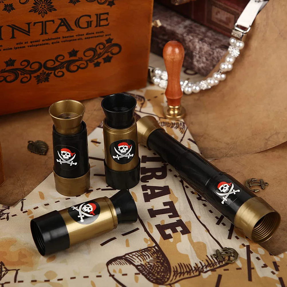 Telescopio Da 10 Pezzi Telescopio Monoculare Telescopio Pirata Giocattolo Piccolo Telescopio In Plastica