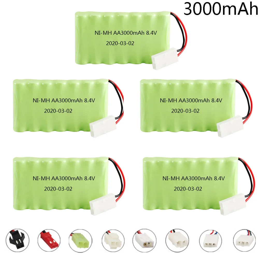 BATTERIE 8.4V 3000MAH SC3000/D47/FUTUBA-3P POUR VOITURE RC GENERIC - NEUF