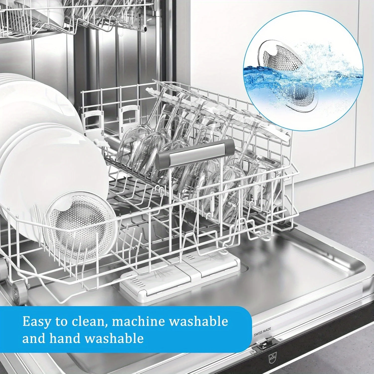 2pcs Stainless Steel Splash Guard Strainers for Thermomix TM5 TM6 TM31