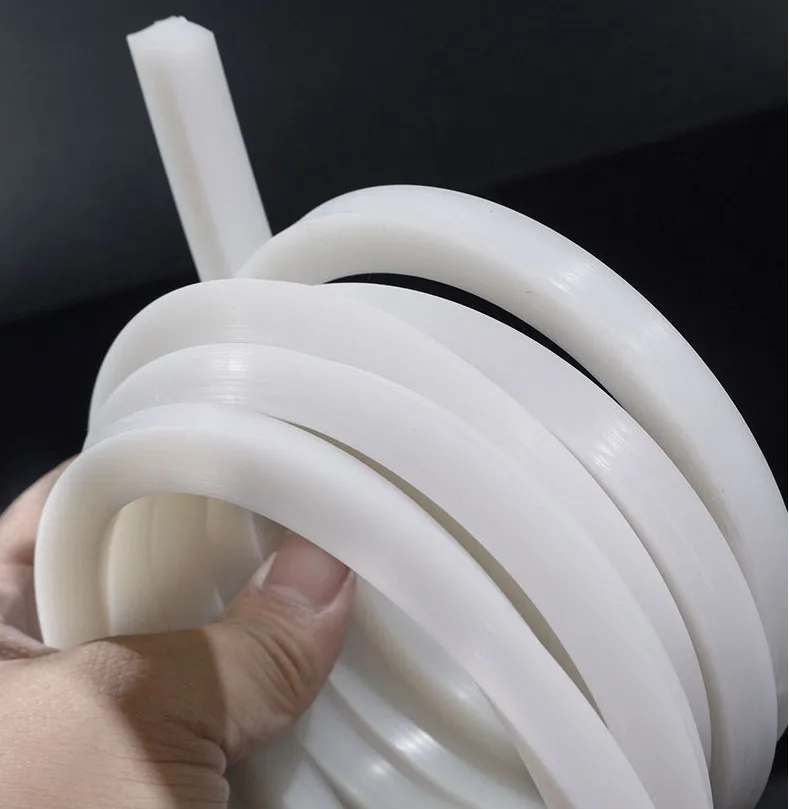 Solid Silicone Rubber Seal Strip Heat Resistance Square 2mm-20mm sealing strip rubber seal strip silicone seal strip