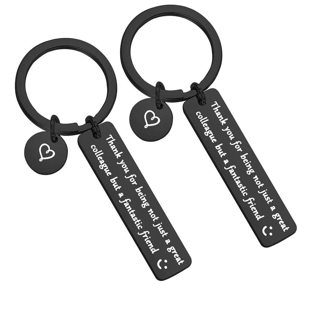 Metal-Black-Coworker-Keychains-Thank-You-For-Being-Not-Just-A-Great ...