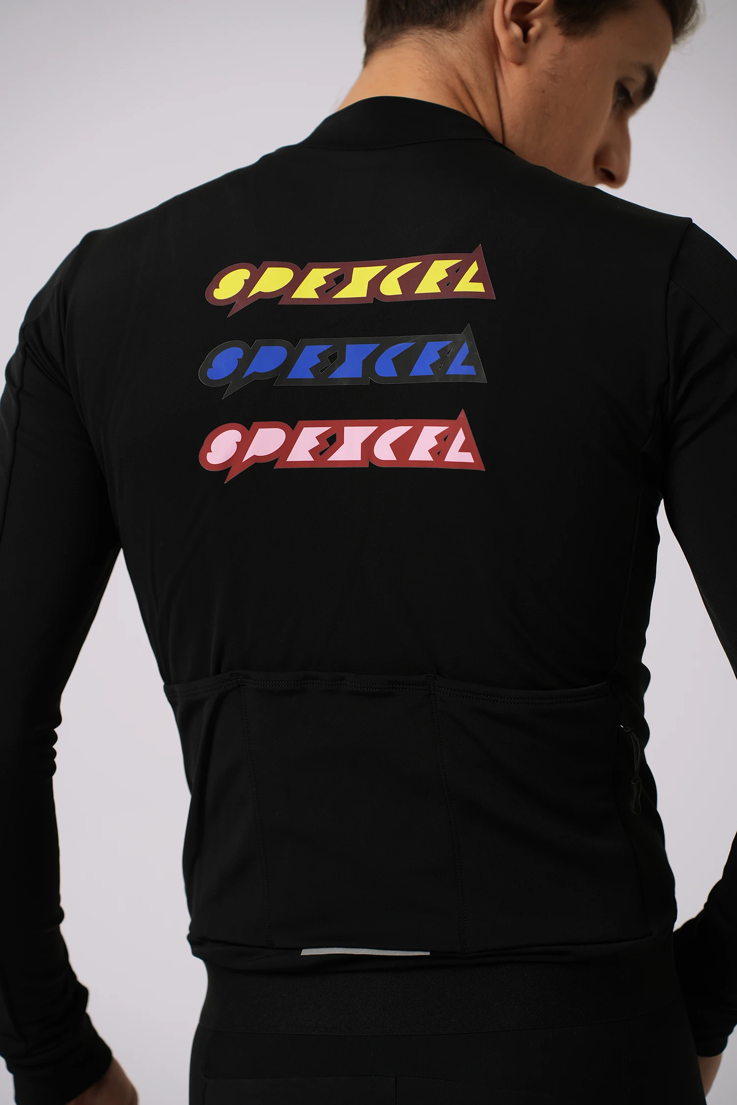 SPEXCEL LOGO New Winter Thermal Fleece Cycling Jersey Road Mtb bicycle wear Long sleeve Race Fit Nylon thermal fabric man 6