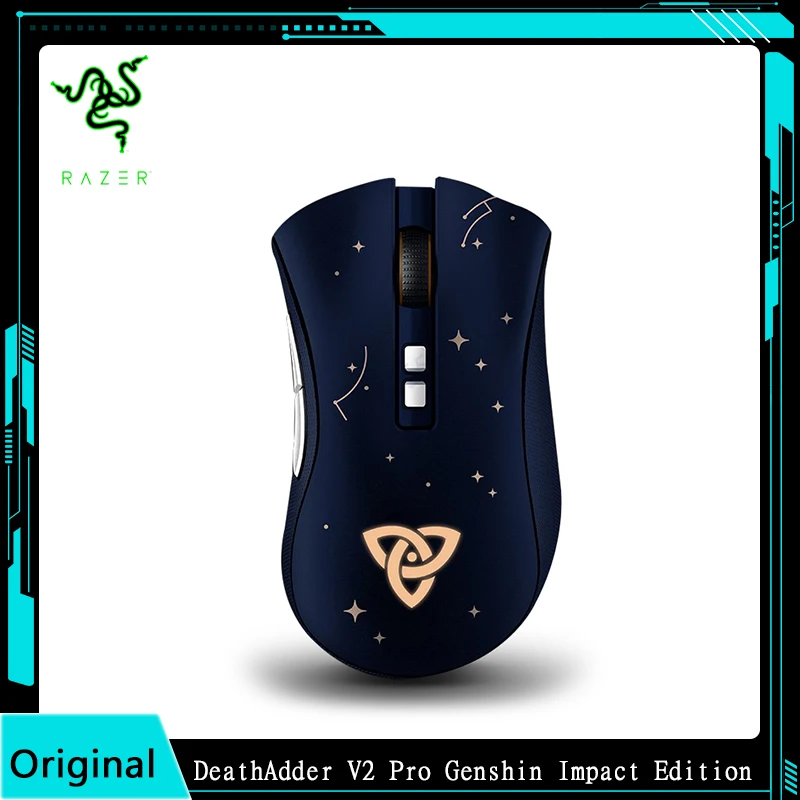 Razer DeathAdder V2 Pro wireless mouse Genshin Impact Edition 20K DPI  Optical Sensor 3X Faster Than Mechanical Optical Switch