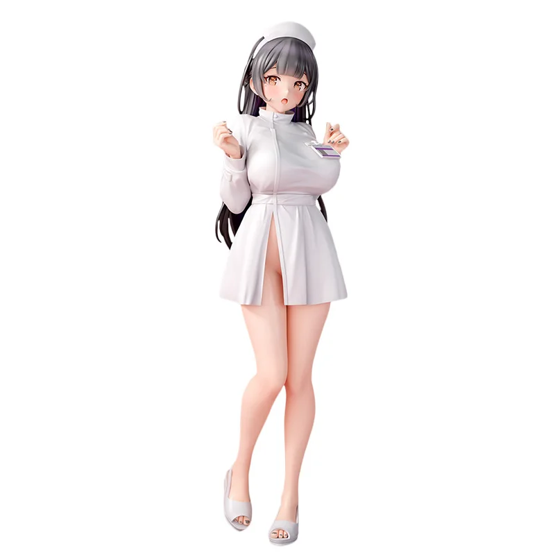 

24.5Cm B Full Fots Japan Nurse Miss Band-Aid Anime Action Figure Two-Dimensional Statue Ornament Model Garage Kit Doll Toys Gift