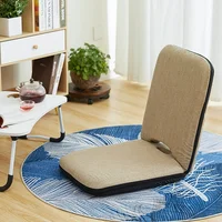 Japanese-style Tatami Chair Bedroom Backrest Chair Bay Window Lazy Sofa Legless Chair Leisure Folding Lounge Chair Protable 2
