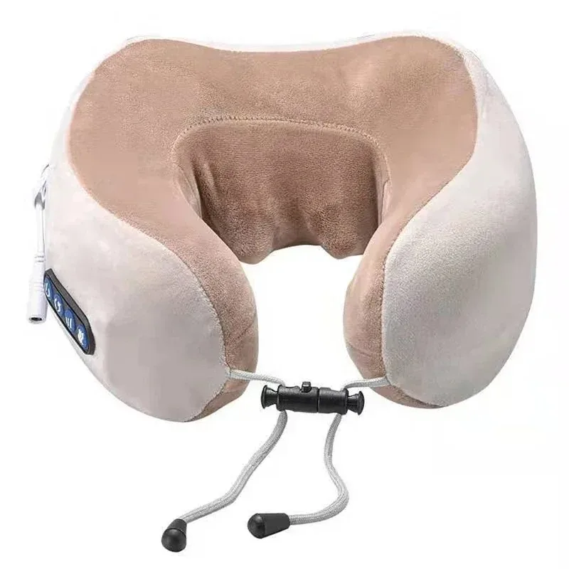 Home/Office U-Shaped Neck Massage Pillow with Heating, Vibration, and Kneading Functions Electric Neck and Shoulder Massager