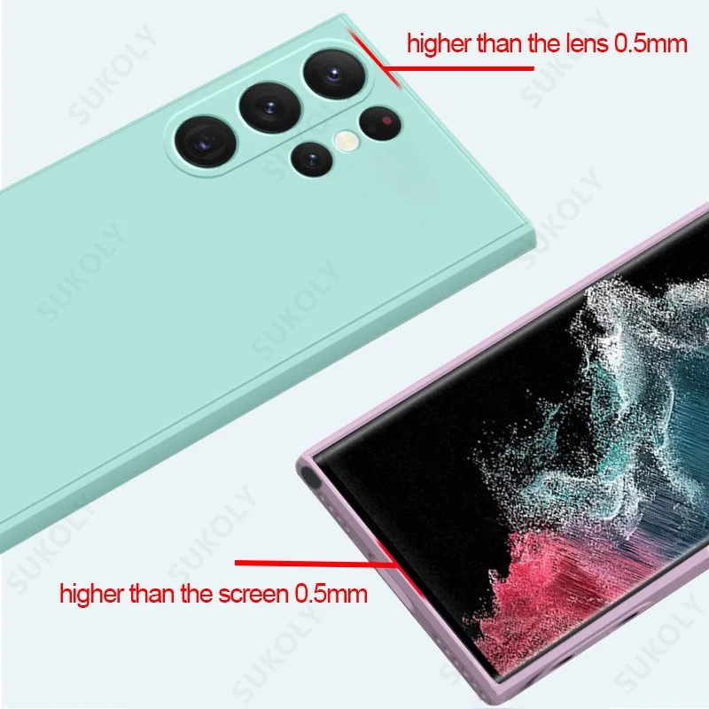 Premium Liquid Silicone Soft Phone Case - Durable TPU Protective Cover