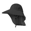 Mens UV Sun Protection Cap Safari Hike Cap with Neck Flap Fishing Hat 2