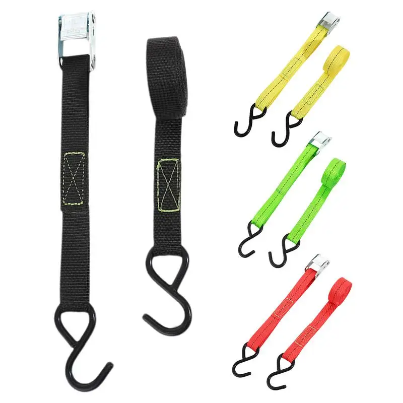 Car Tie Down Straps 5m Ratchet Strap Rope Tightener Waterproof Truck Straps Wear-Resistant Webbing Heavy Duty Cargo